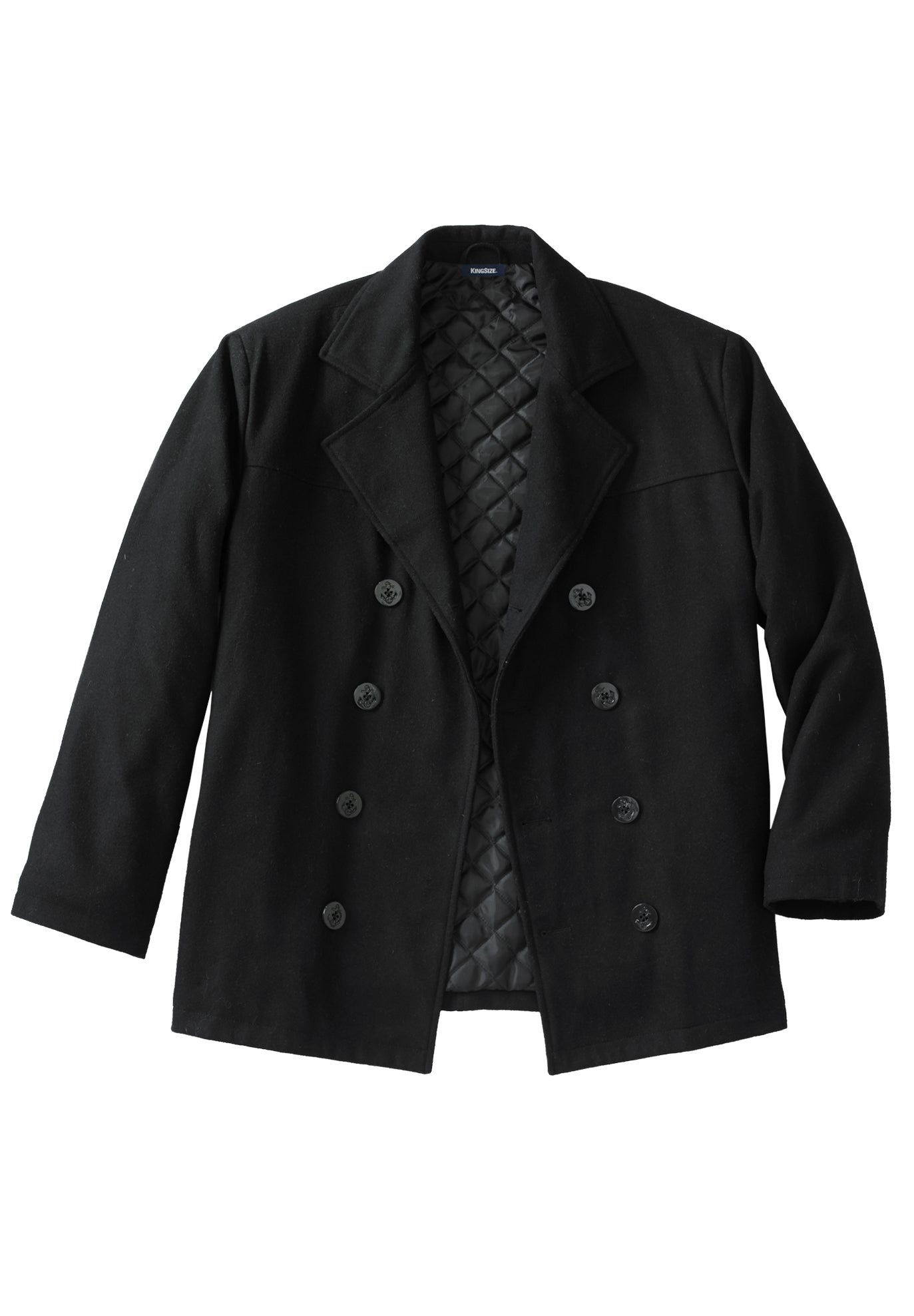 Double-Breasted Wool Peacoat image number 0