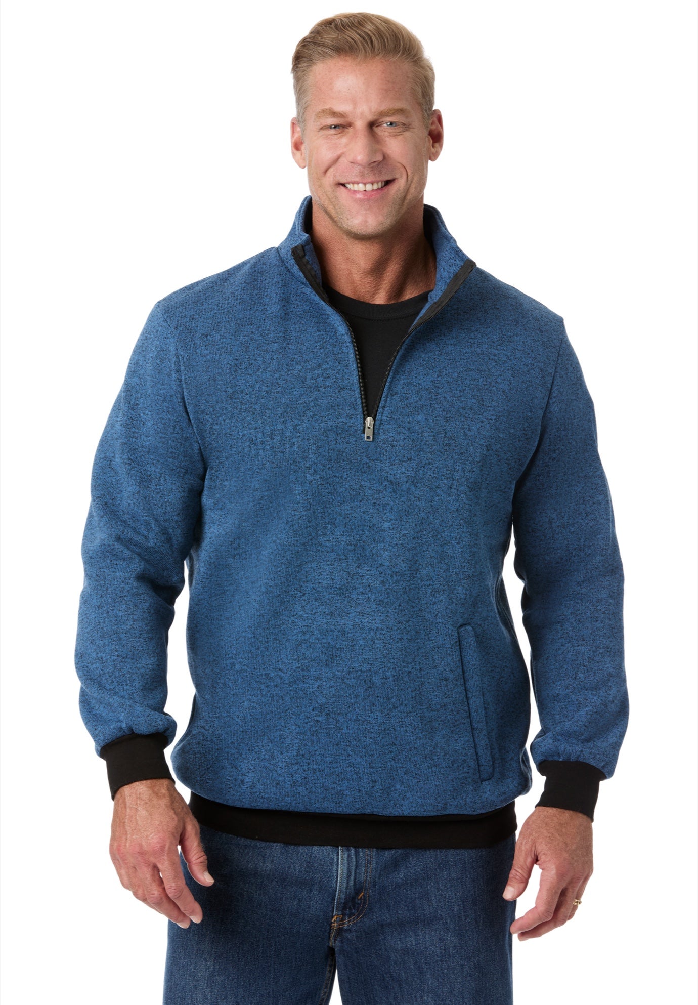 Quarter Zip Fleece Sweater image number 0