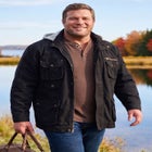 9 Pocket Twill Utility Jacket with Removable Hood image number 0