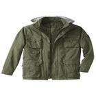 9 Pocket Twill Utility Jacket with Removable Hood image number null