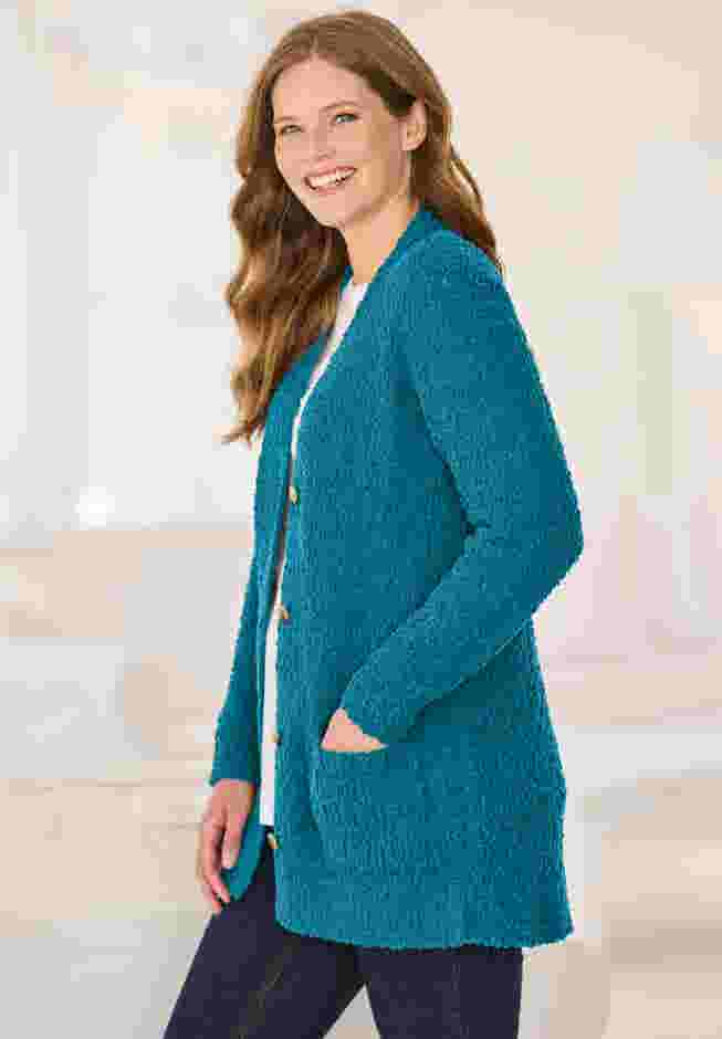 Cozy Boucle Cardigan image number 2