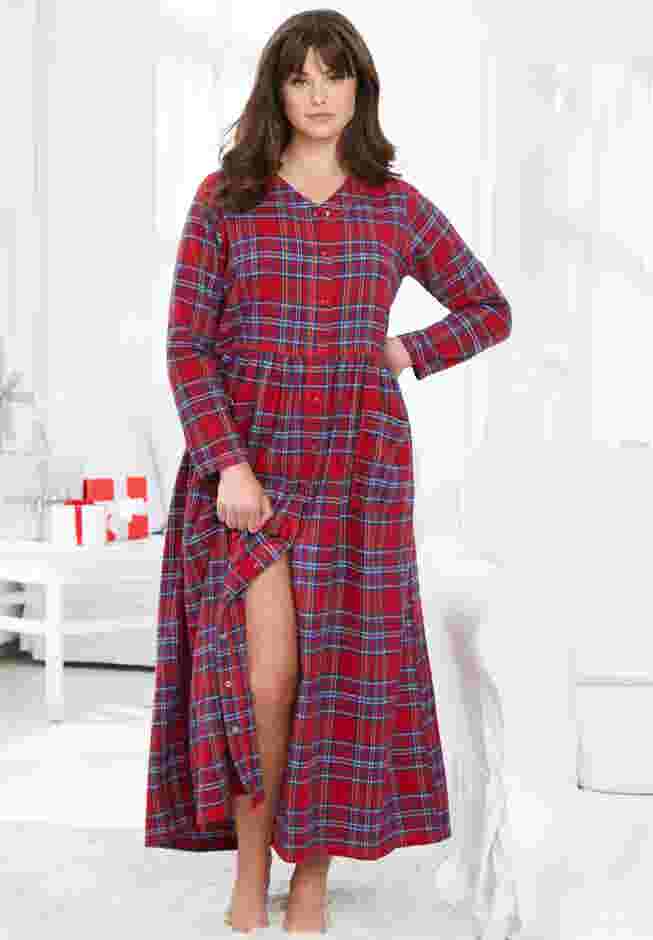 Flannel Plaid Lounger  image number 0