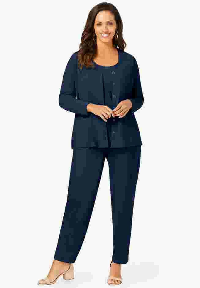 4-Piece Stretch Knit Wardrober image number 0
