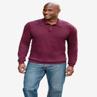 Lightweight Polo Sweater image number null