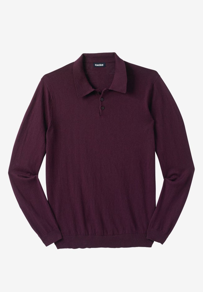 Lightweight Polo Sweater image number 0