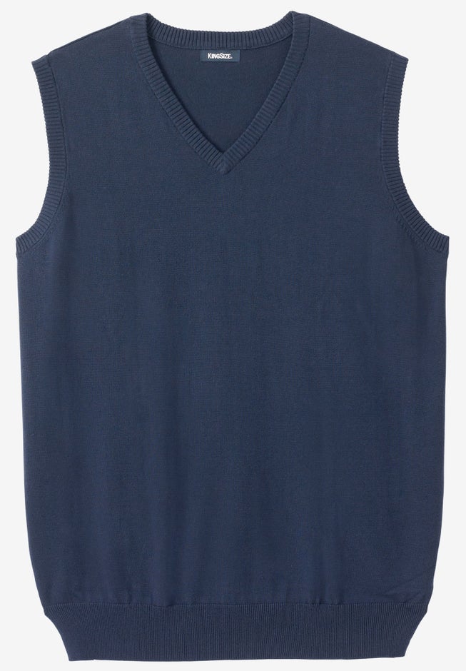 Lightweight V-Neck Sweater Vest image number 0