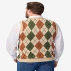 V-Neck Argyle Sweater Vest image number null