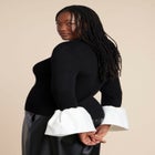  Bubble Sleeve Sweater image number null