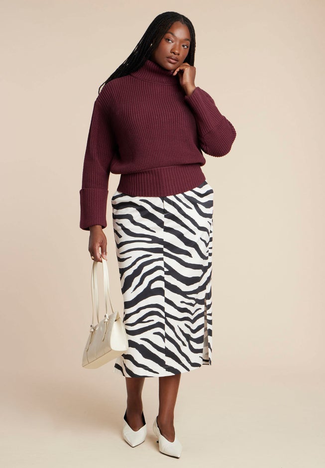 Cuffed Turtleneck Sweater image number 2