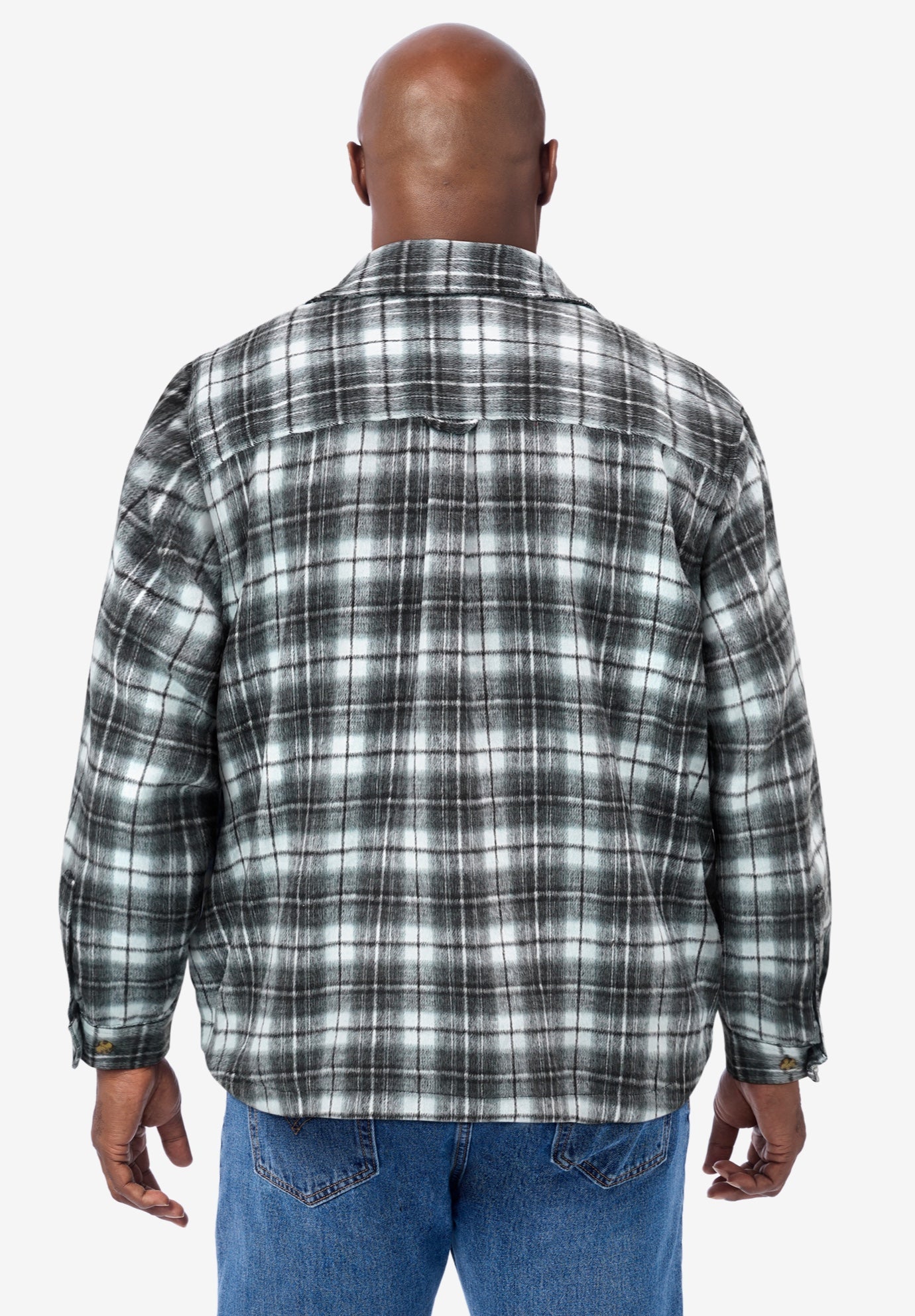 Brawny Zip Up Shirt Jacket image number 1