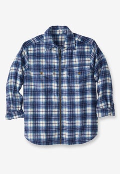 Brawny Zip Up Shirt Jacket