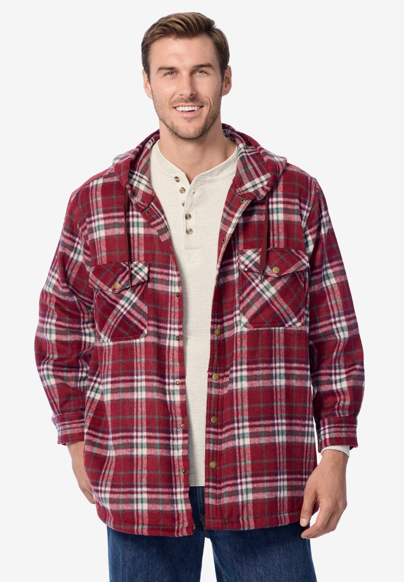 Brawny Snap Shirt Jacket image number 0