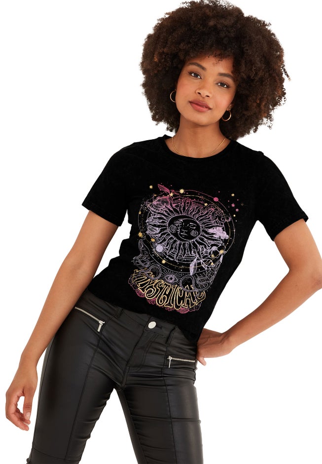 Stretch Cotton Graphic Tee image number 0