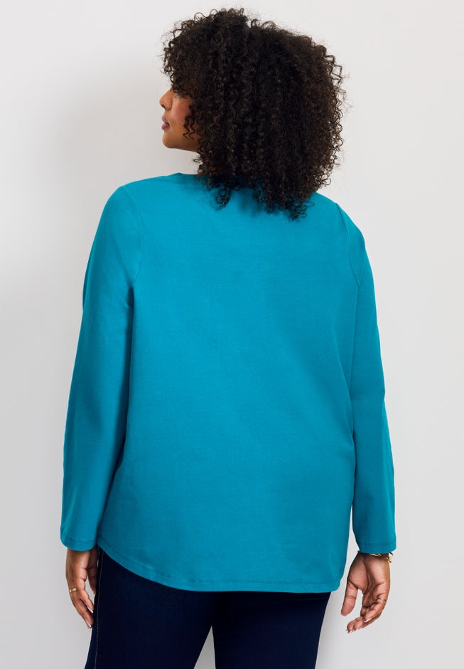 Square Neck Pleated Tunic image number 1