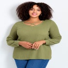 V-Neck Criss-Cross Top image number null