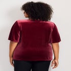 Kimono Velour Sleeve Tee image number null