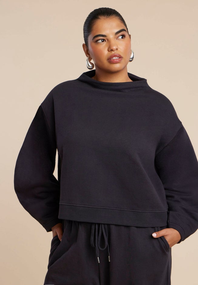 Funnel Neck Sweatshirt image number 2