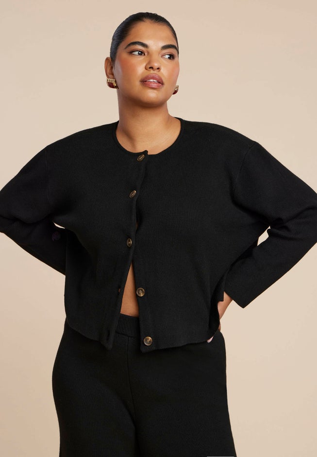 Drop Shoulder Cardigan image number 0
