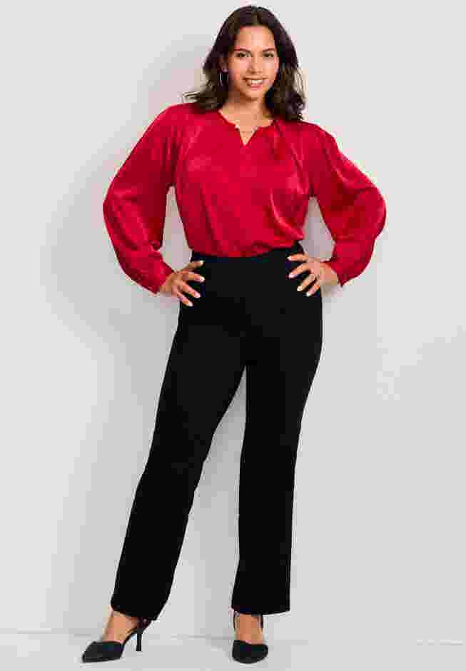 Chain Detail Satin Top image number 4