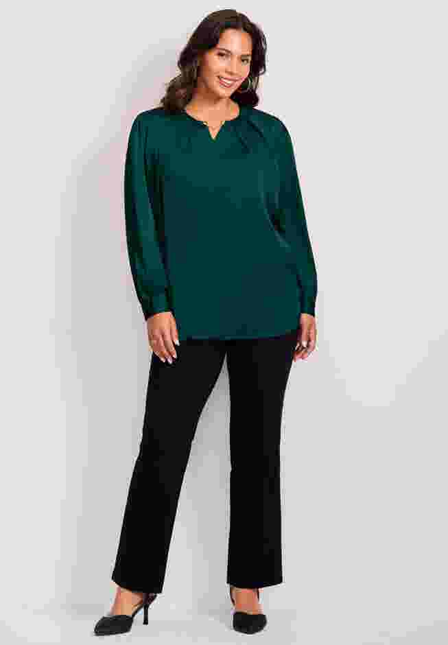 Chain Detail Satin Top image number 0