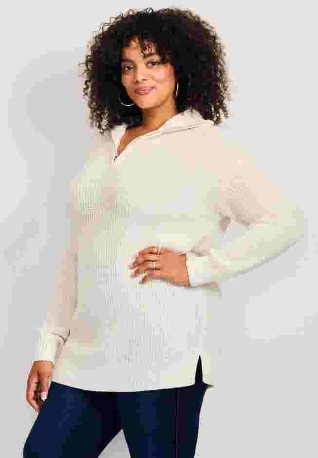 Half-Zip Pullover Sweater image number 2
