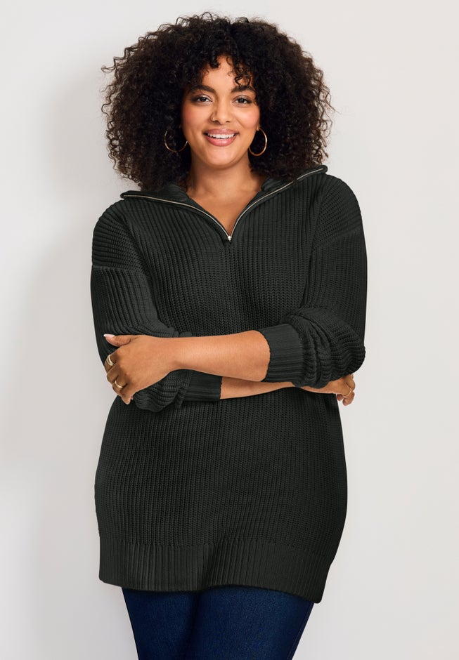 Half-Zip Pullover Sweater image number 0