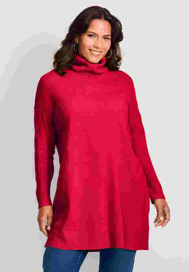 Turtleneck Tunic Sweater image number 0