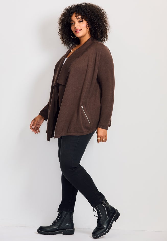 Cascade Cardigan Zipper Pocket image number 2