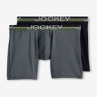 Jockey Infinite Cool Microfiber Stretch 8" Long Leg Boxer Brief - 2 Pack image number null