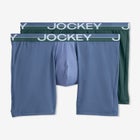 Jockey Infinite Cool Microfiber Stretch 8" Long Leg Boxer Brief - 2 Pack image number 0
