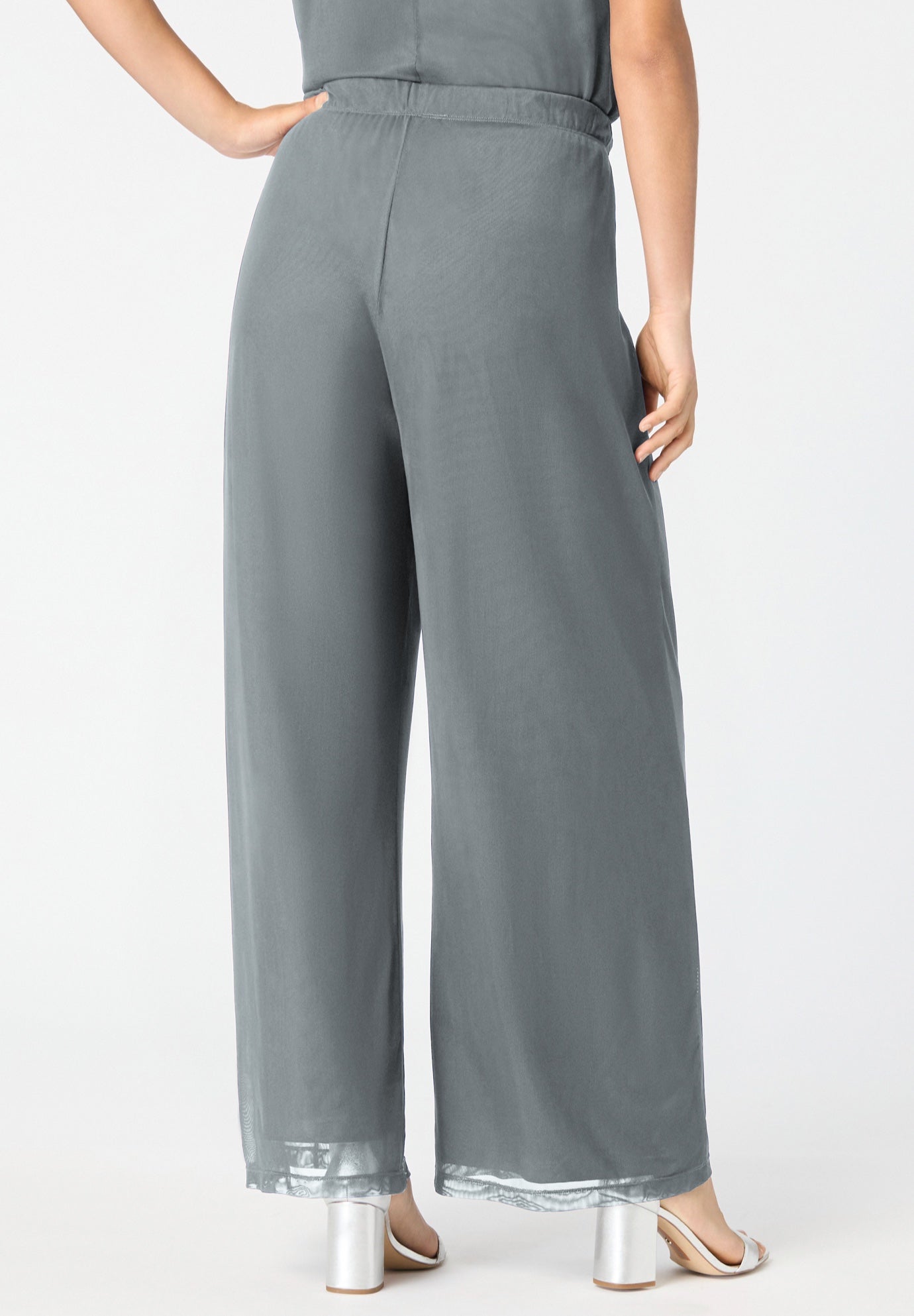 Mesh Overlay Pant image number 1