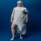 Asym Relaxed Maxi Dress image number null