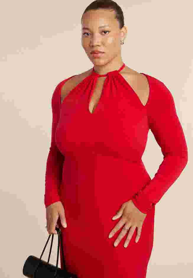 Keyhole Front Maxi Dress image number 2