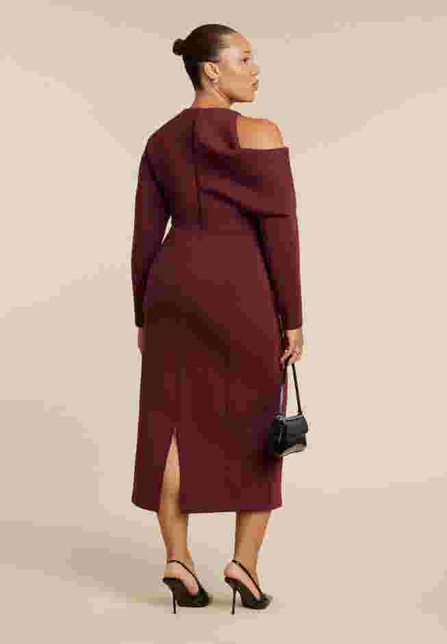 Drape Effect Midi Dress image number 2