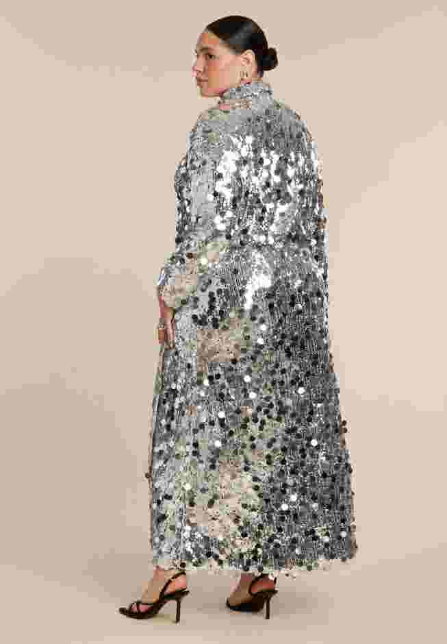 Sequin Shirt Dress image number 2