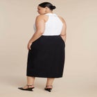 Tie Detail Midi Dress image number null