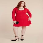 Seam Detail Mini Dress image number null