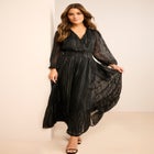 Lurex Tiered Maxi Dress image number null