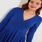 Stretch Knit Babydoll Tunic image number null