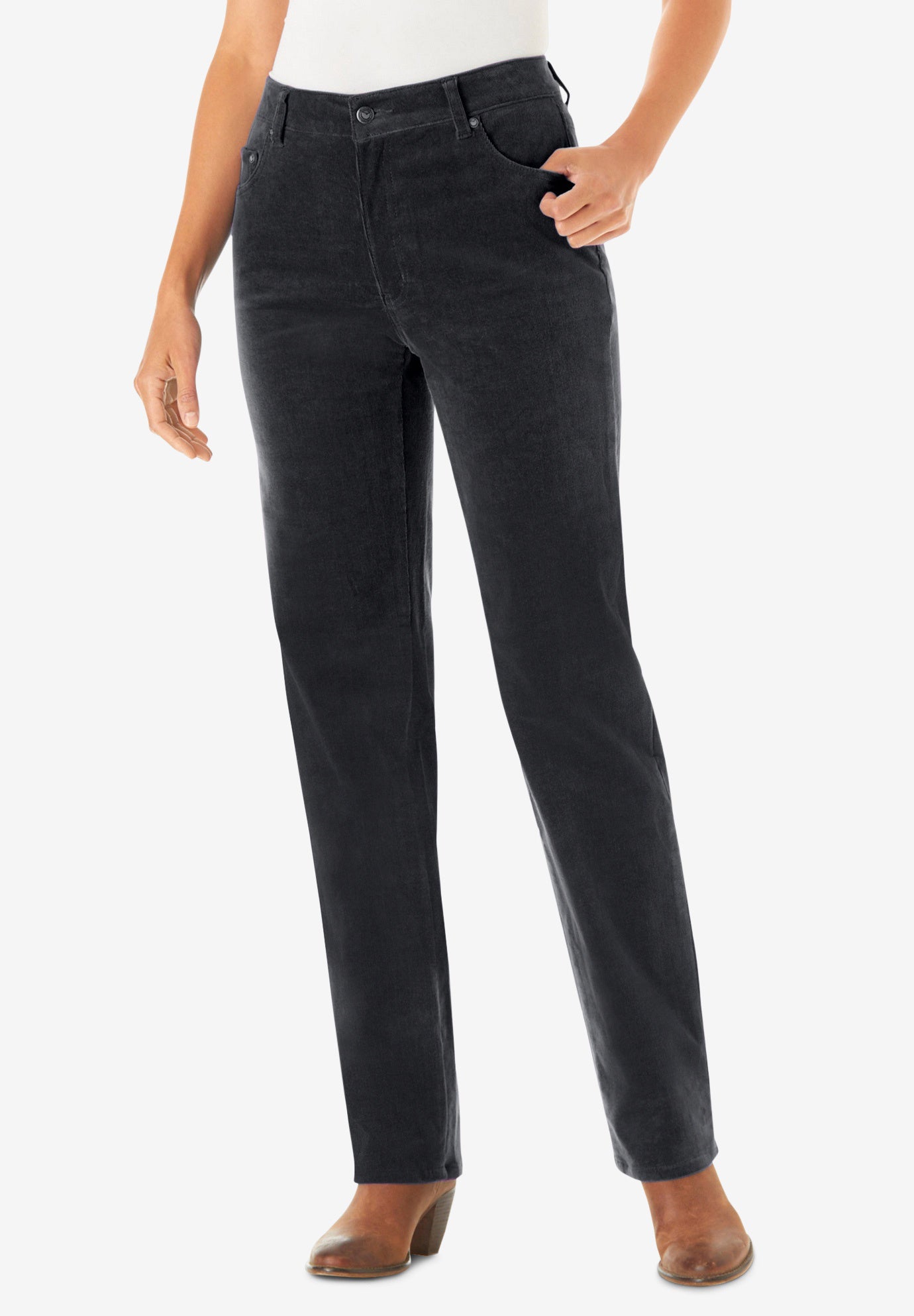 Corduroy Straight Leg Stretch Pant image number 0