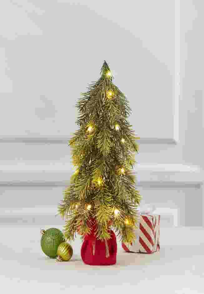 16" Pre-Lit Tabletop Tree image number 0