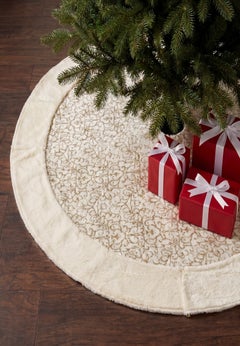 60"D. Embroidered Tree Skirt