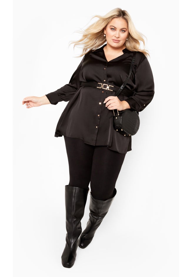 Eva Longline Gold Waist Belt Shirt image number 1