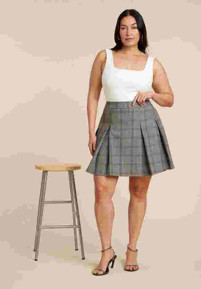 Pleated Mini Skirt image number 1