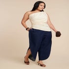 Sheer Twist Drape Top image number null