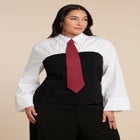 Bustier Button Up Twofer image number null