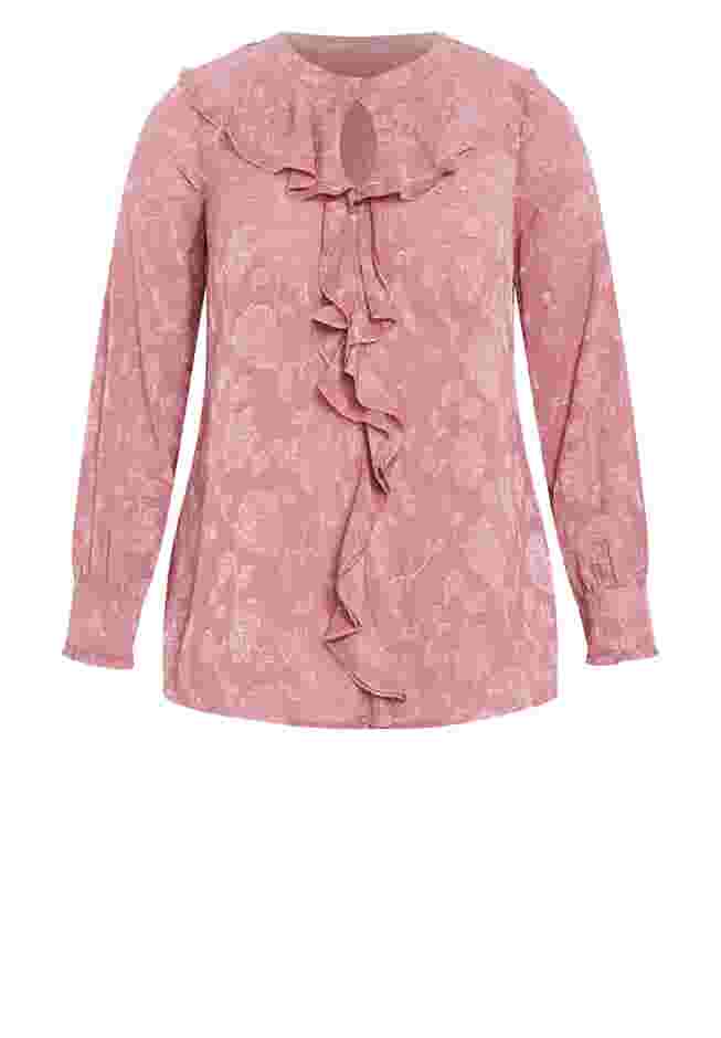 Blake Ruffle Neck Top image number 4