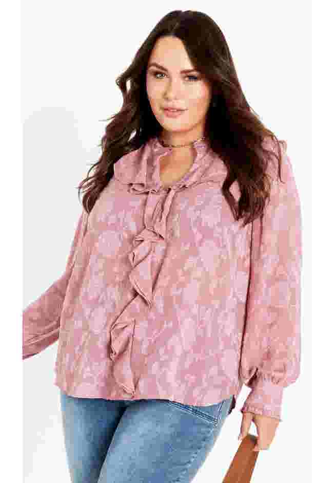 Blake Ruffle Neck Top image number 0