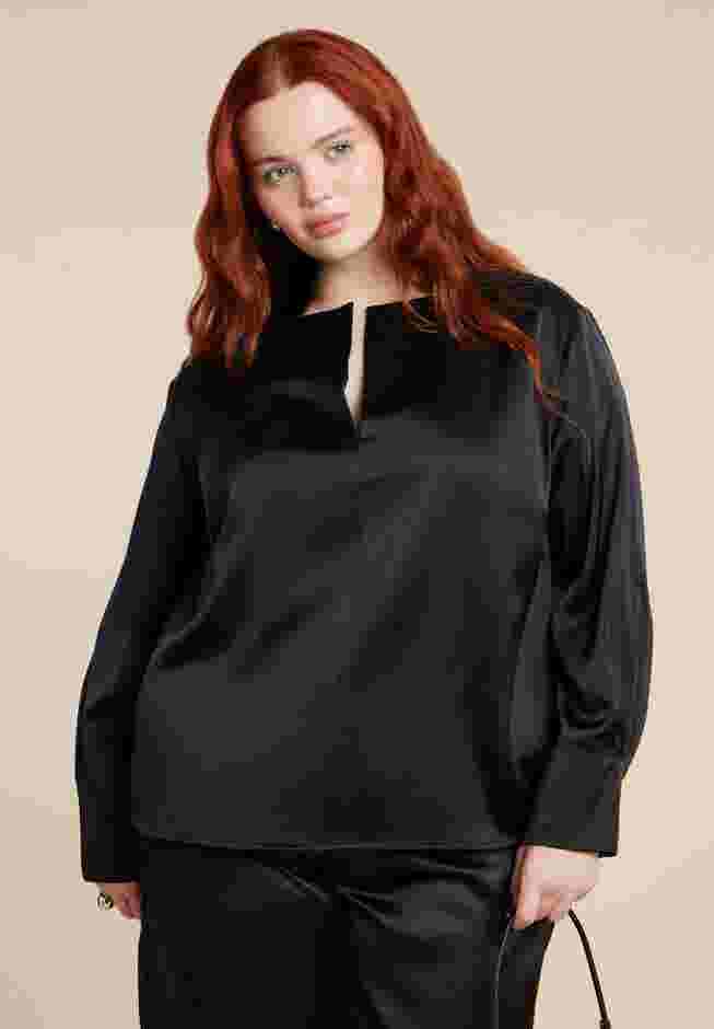 Deconstructed Neckline Blouse image number 3