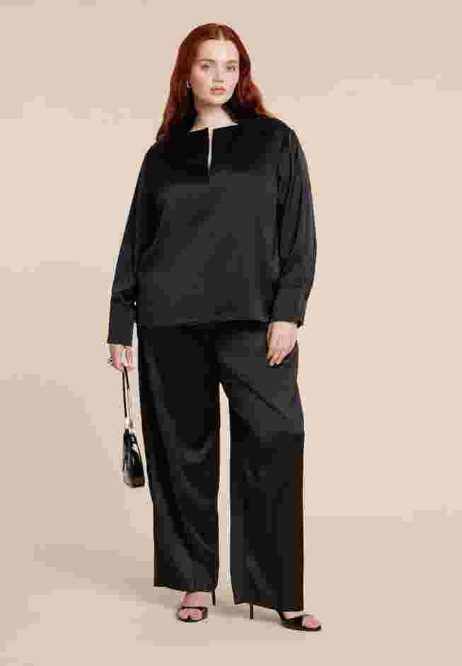 Deconstructed Neckline Blouse image number 4